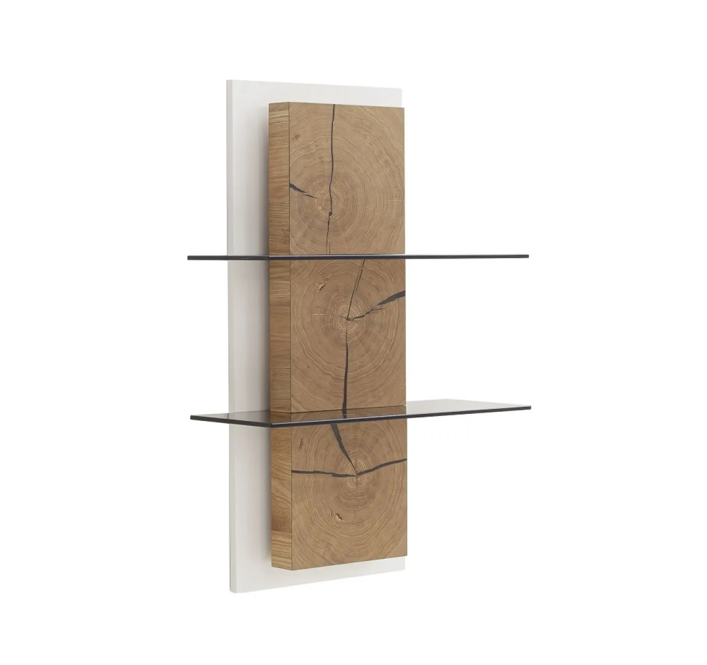 Wandregal Matadi | Ast / Balkeneiche | ohne Bandbeleuchtung