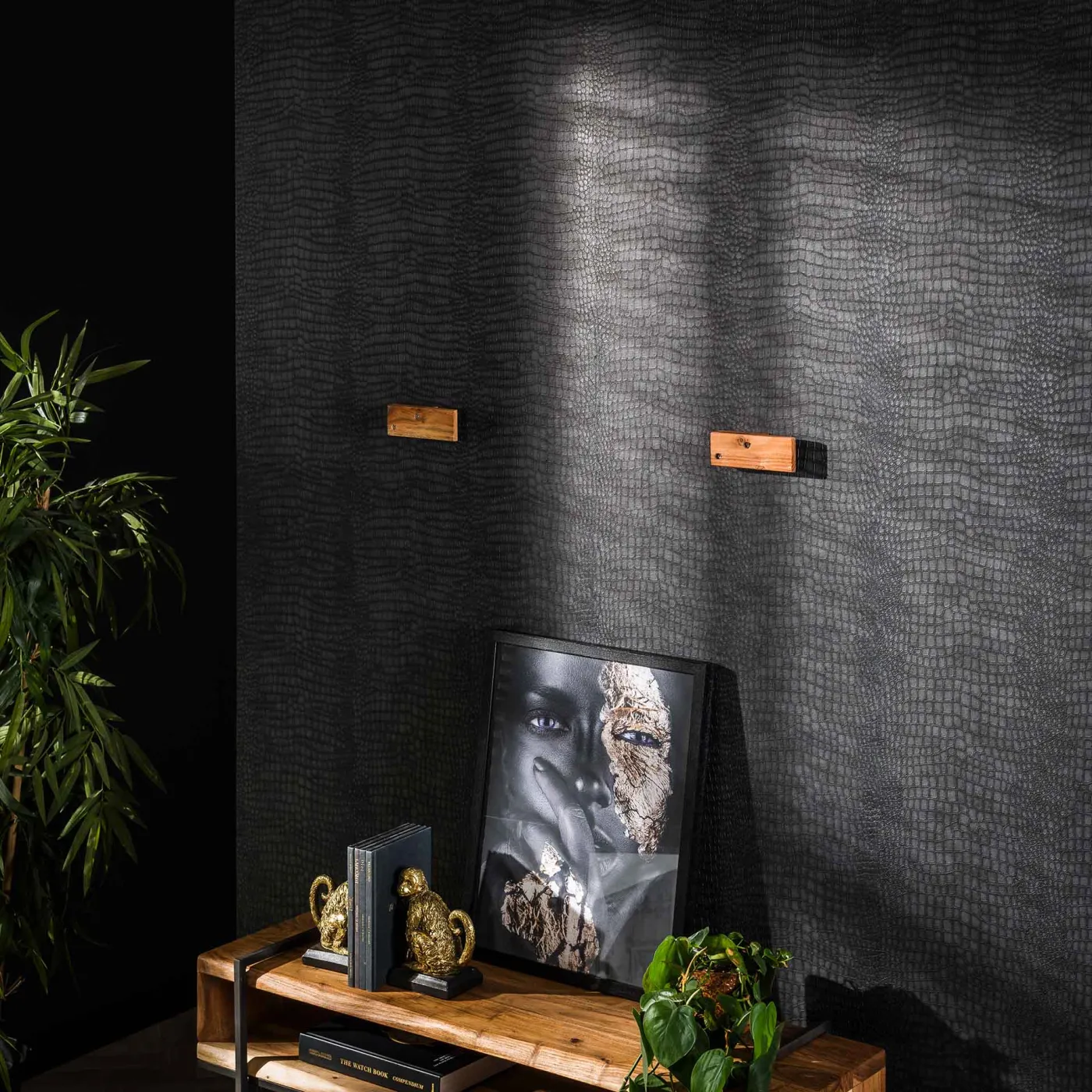 Wandregal Saga | Akazie massiv | natur | verschiedene Größen