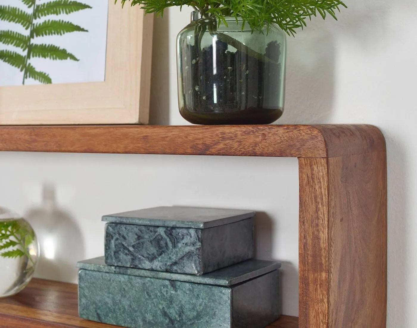 Wandregal Set Boha | 3-teilig | Sheesham holz