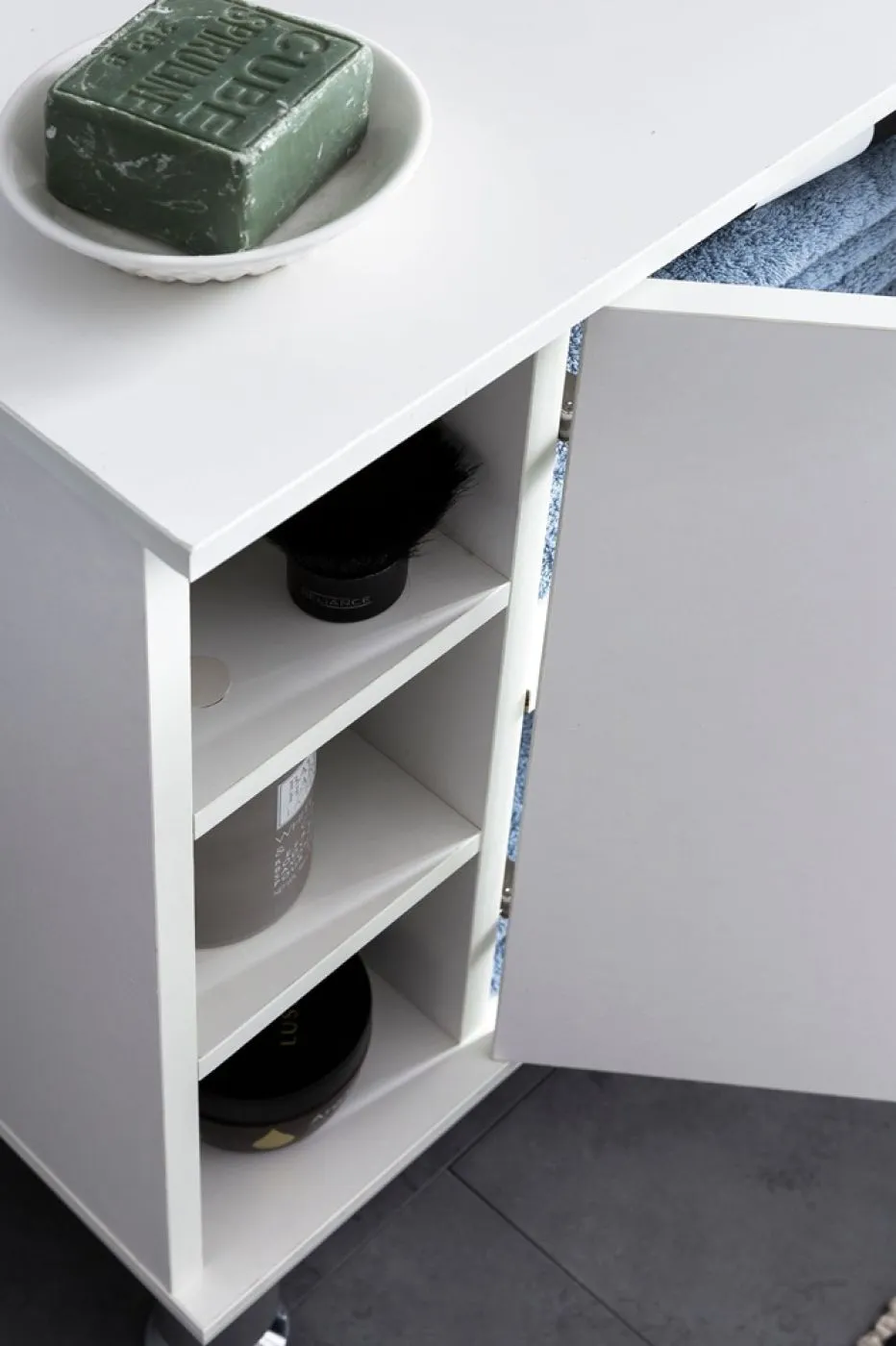 Waschbeckenunterschrank Beverly | weiß