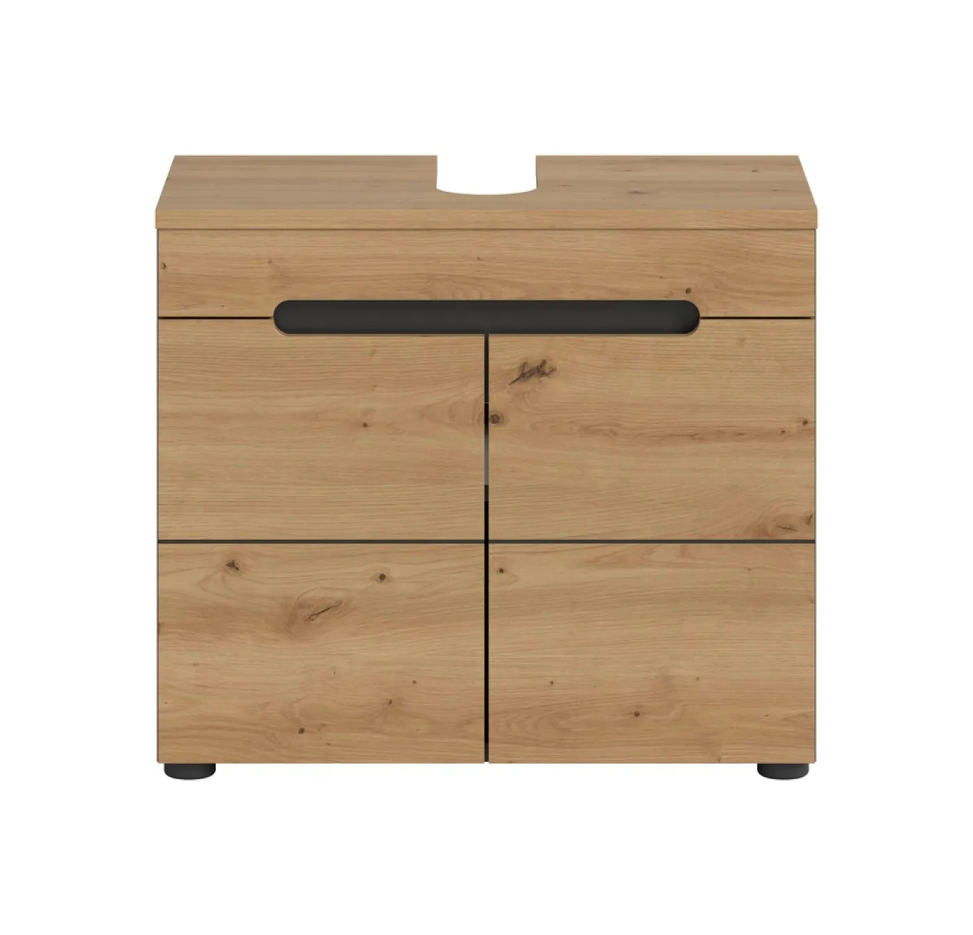 Waschbeckenunterschrank Canu | Artisan Eiche / Basalt grau