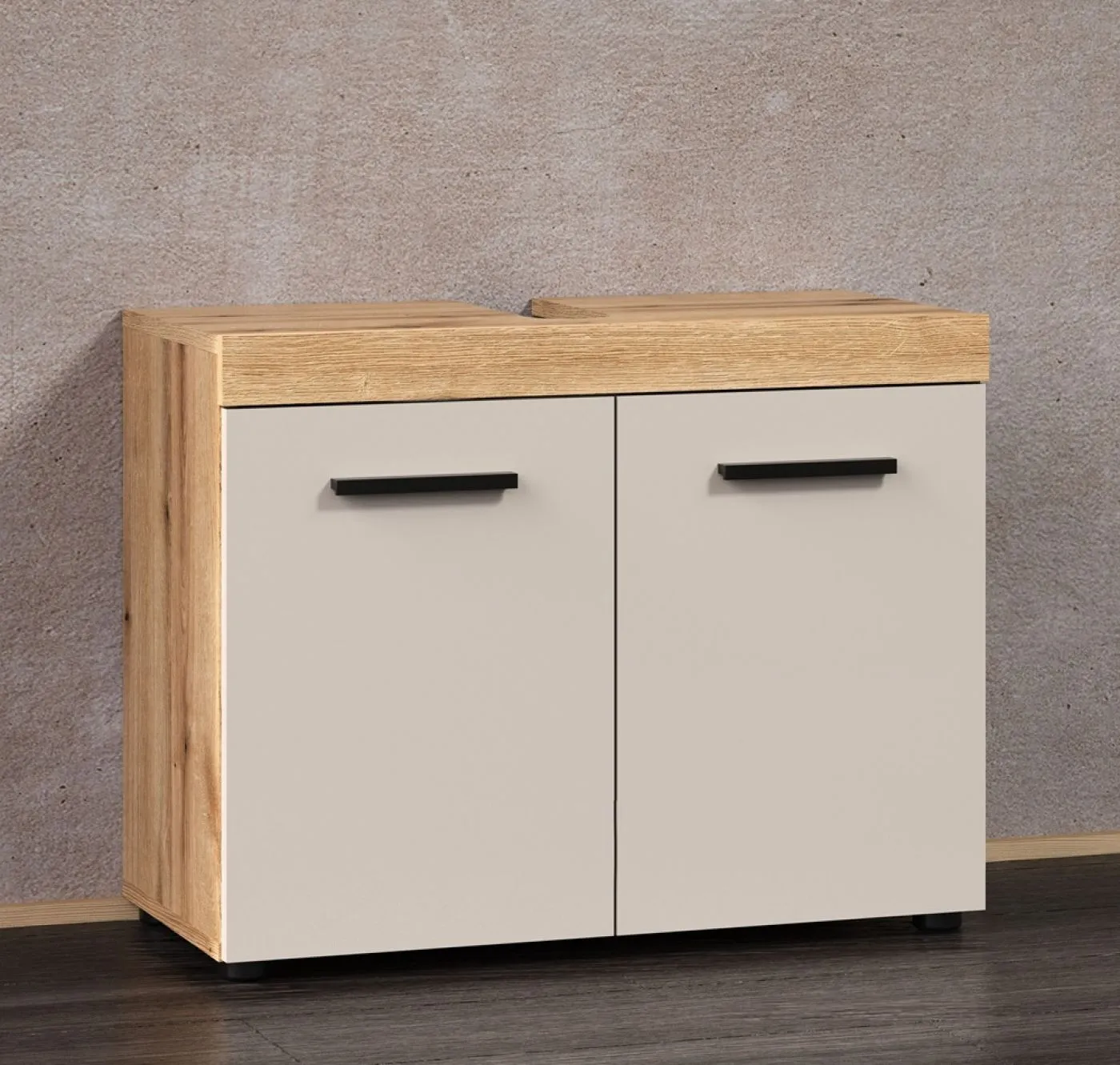Waschbeckenunterschrank Ivrea, Kaschmir Dekor – Ansicht 4