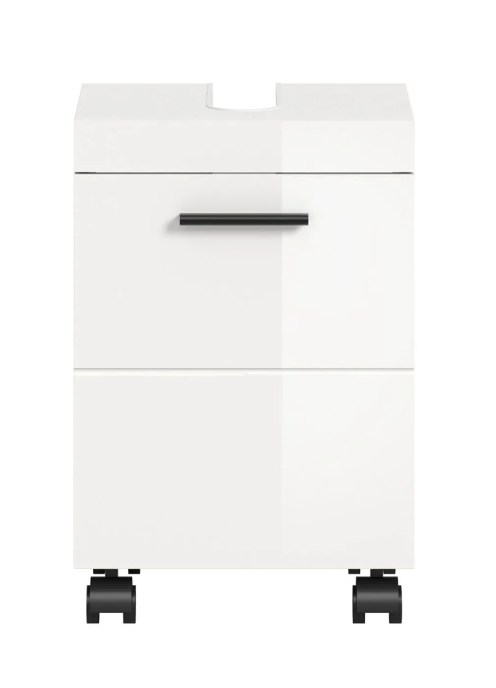 Waschbeckenunterschrank Nova | weiß Hochglanz