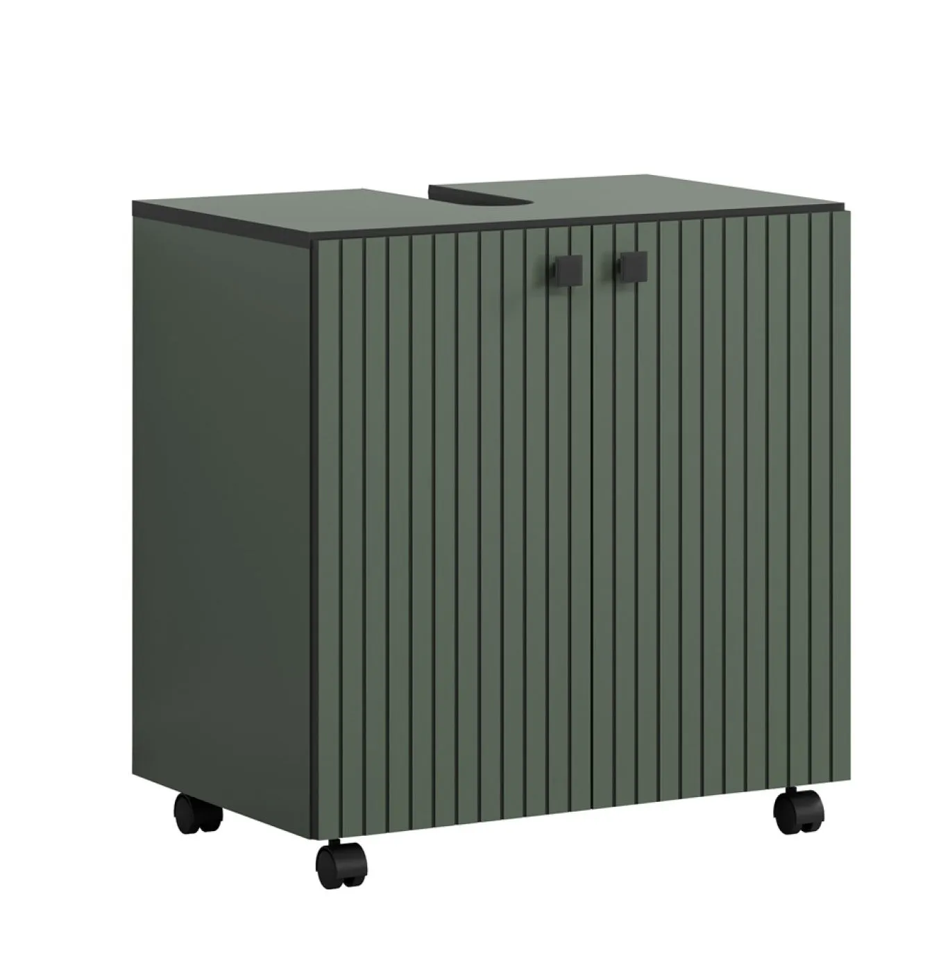 Waschbeckenunterschrank Pure Bliss 1, Grün Dekor – Ansicht 2