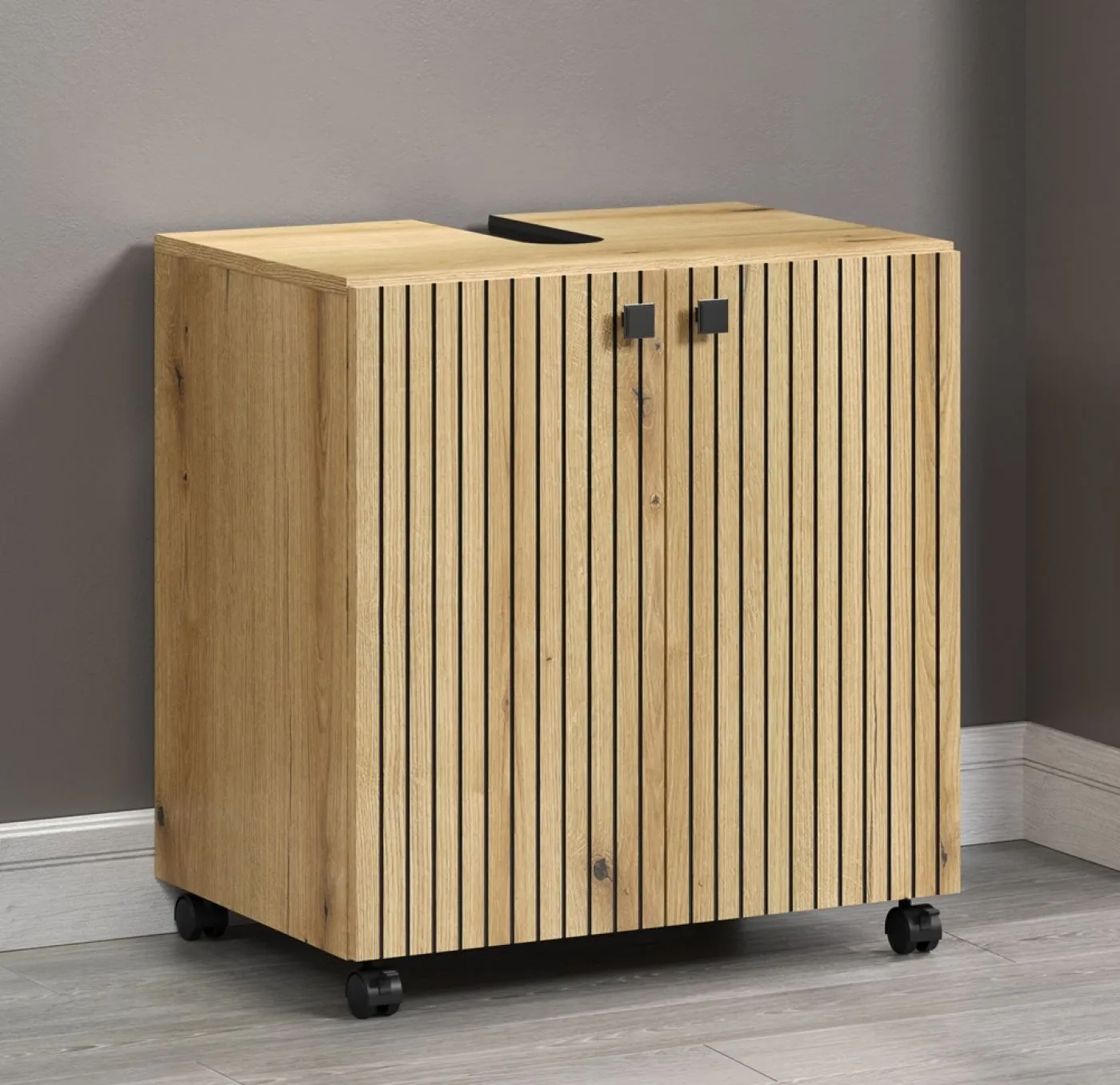 Waschbeckenunterschrank Pure Bliss | Evoke Eiche | 60 cm