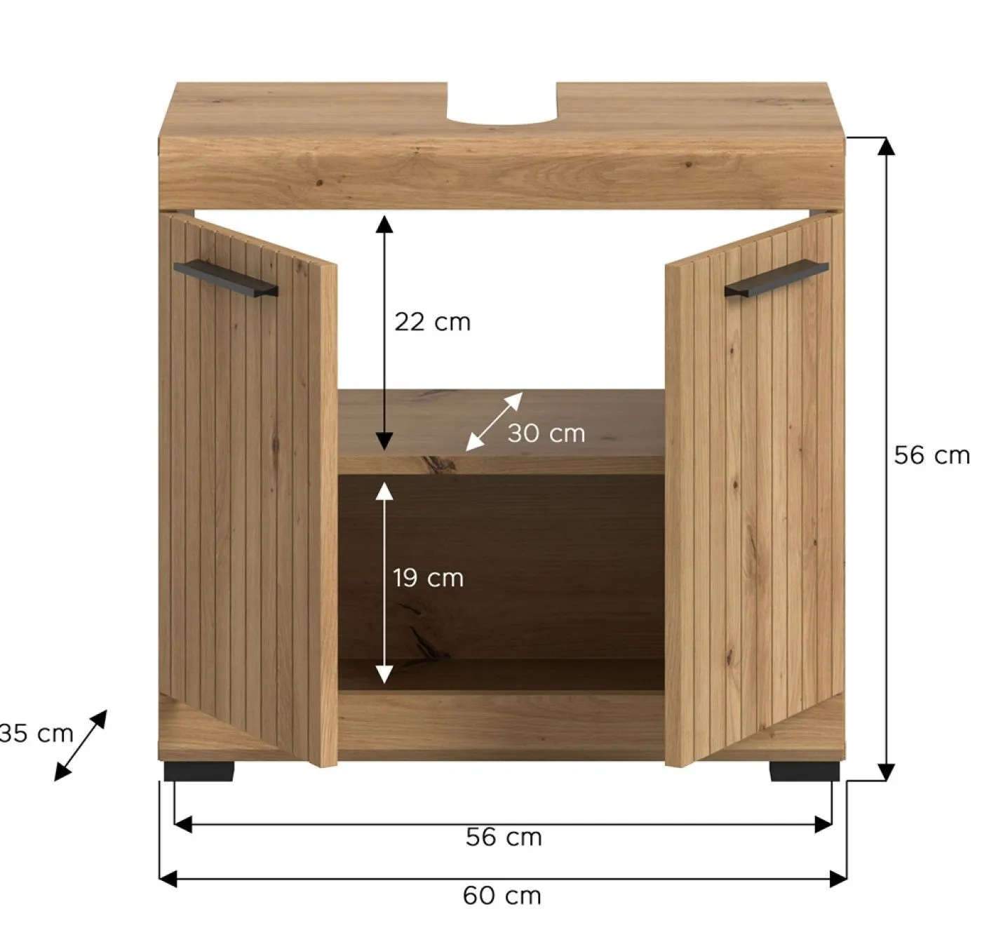 Waschbeckenunterschrank Scout | Artisan Eiche