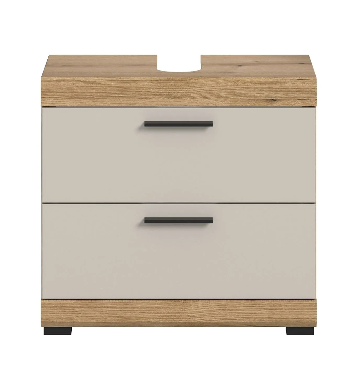 Waschbeckenunterschrank Scout | mit Schubkästen | Kaschmir / Evoak Oak