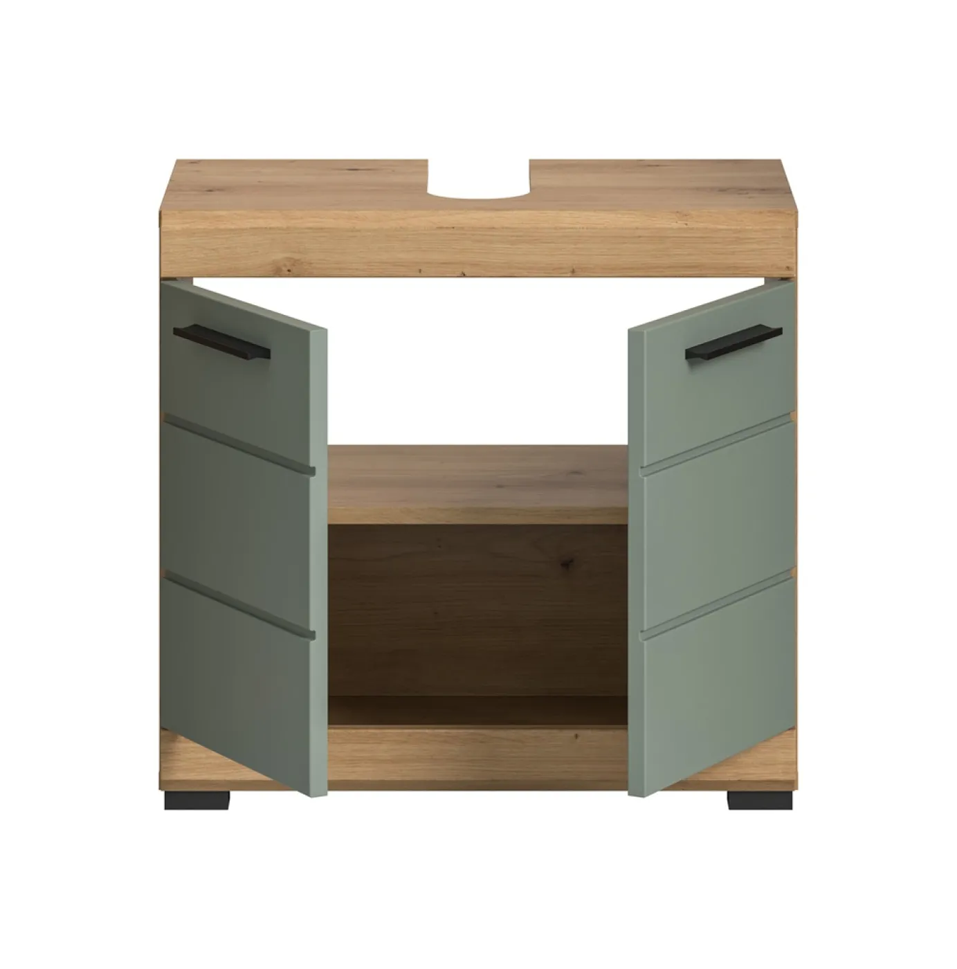 Waschbeckenunterschrank Scout | Salbei / Artisan Eiche