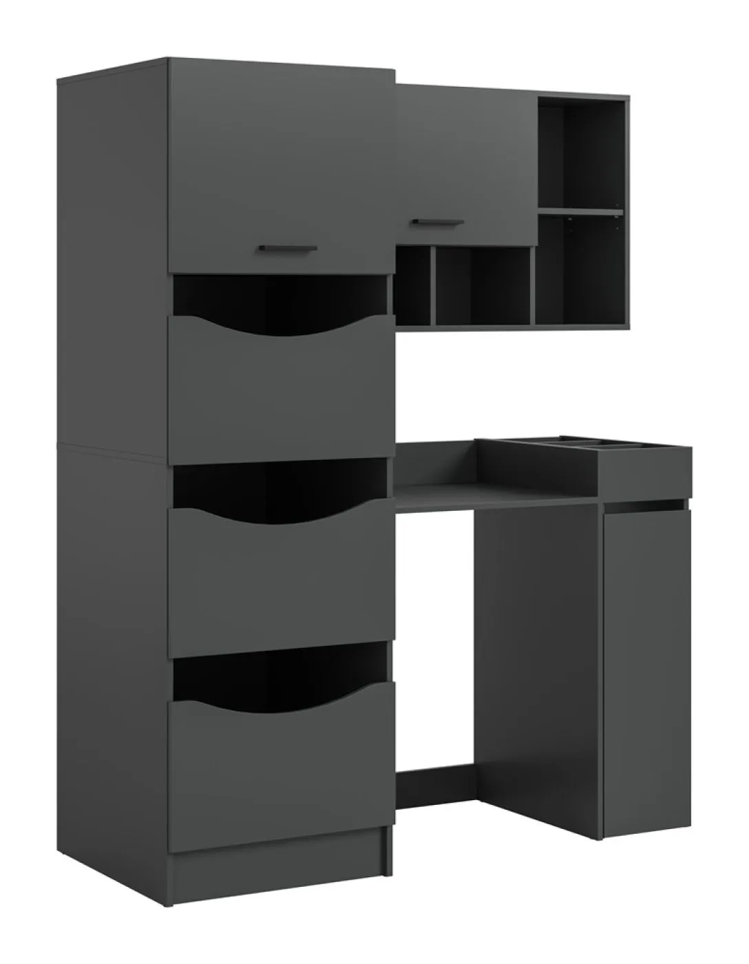 Waschmaschinenumbau Set Free | anthrazit | 4-teilig