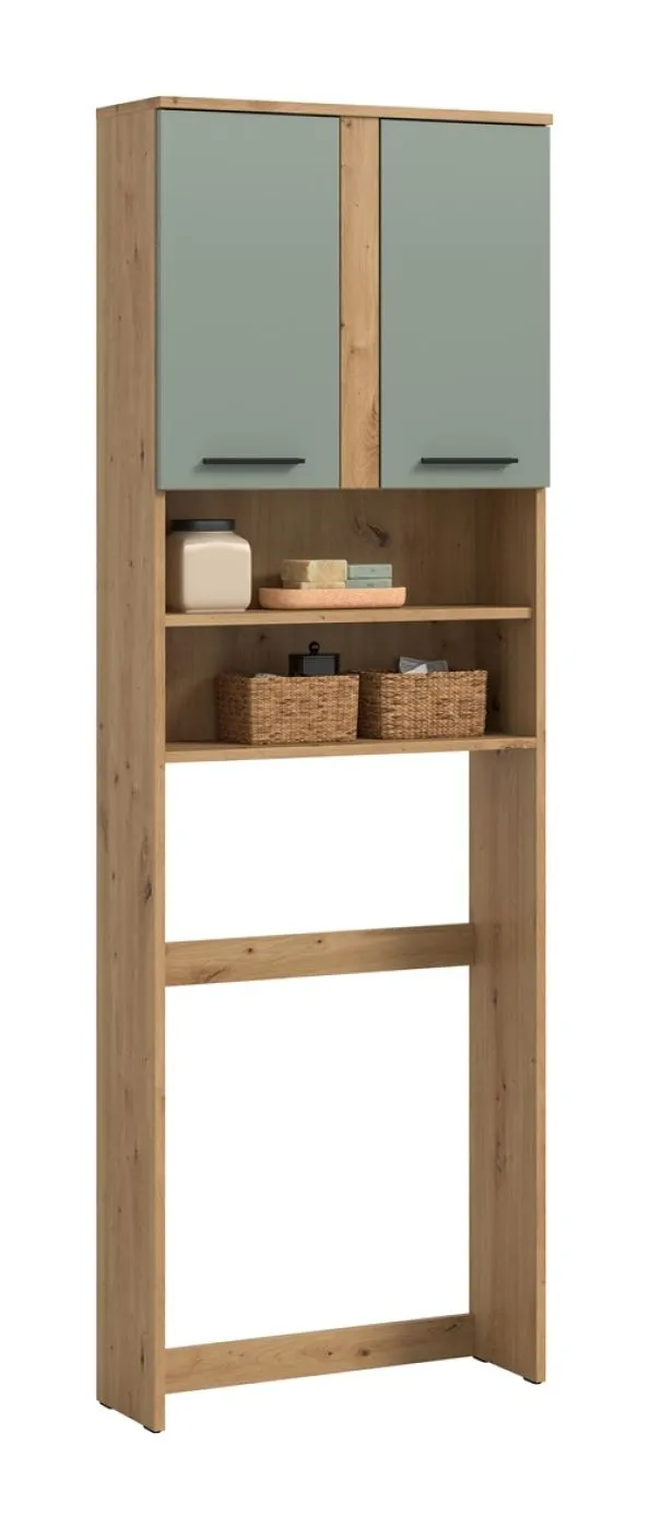 Waschmaschinenschrank Blake | Salbei / Artisan Eiche