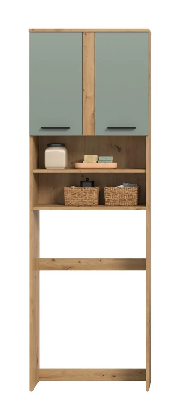 Waschmaschinenschrank Blake | Salbei / Artisan Eiche