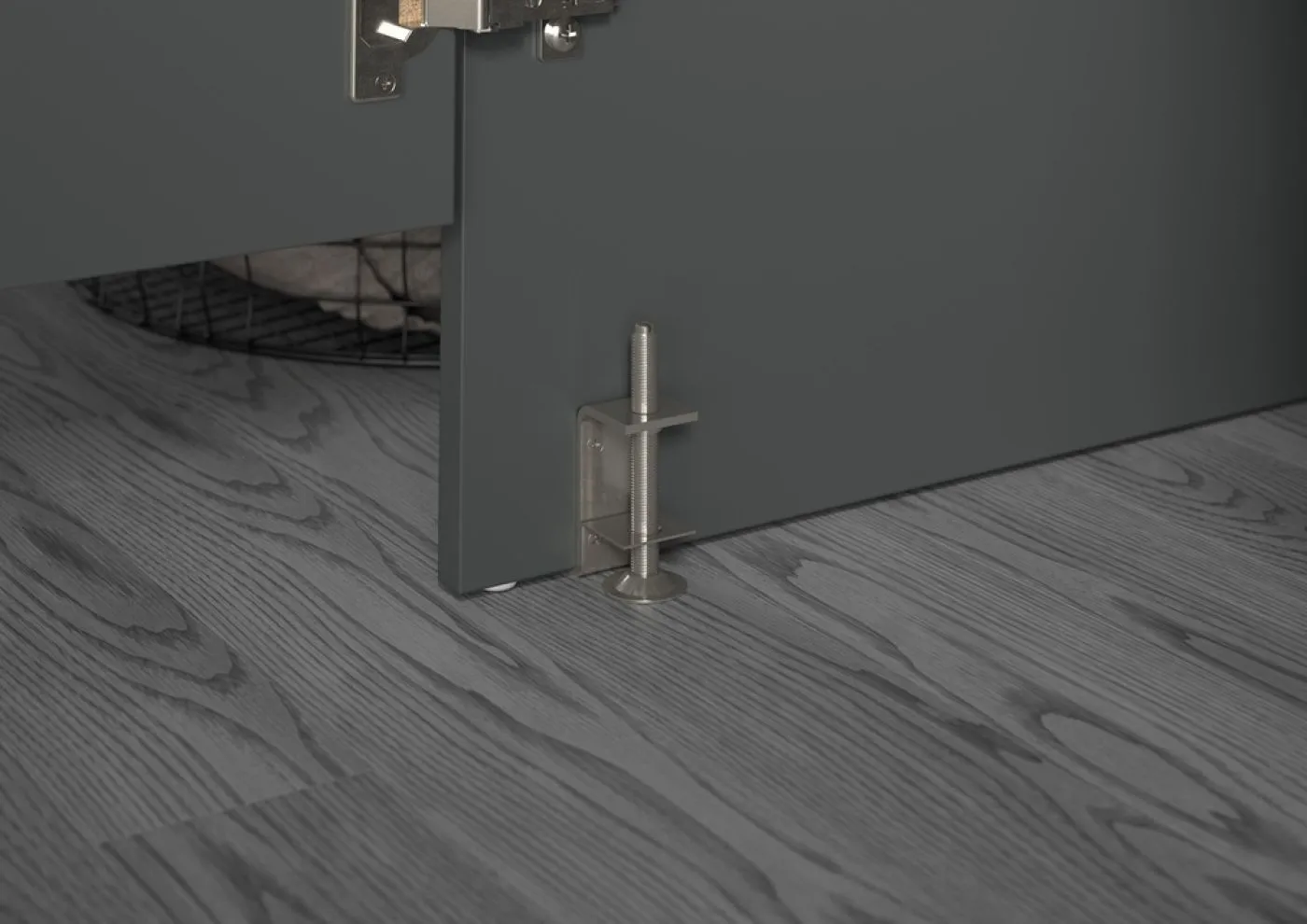 Waschmaschinenschrank Set Free 4 | anthrazit | 2-teilig