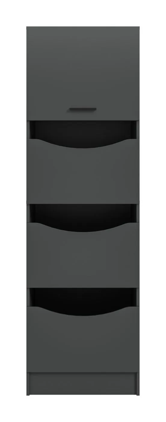 Waschmaschinenschrank Wäscheschrank Free | anthrazit