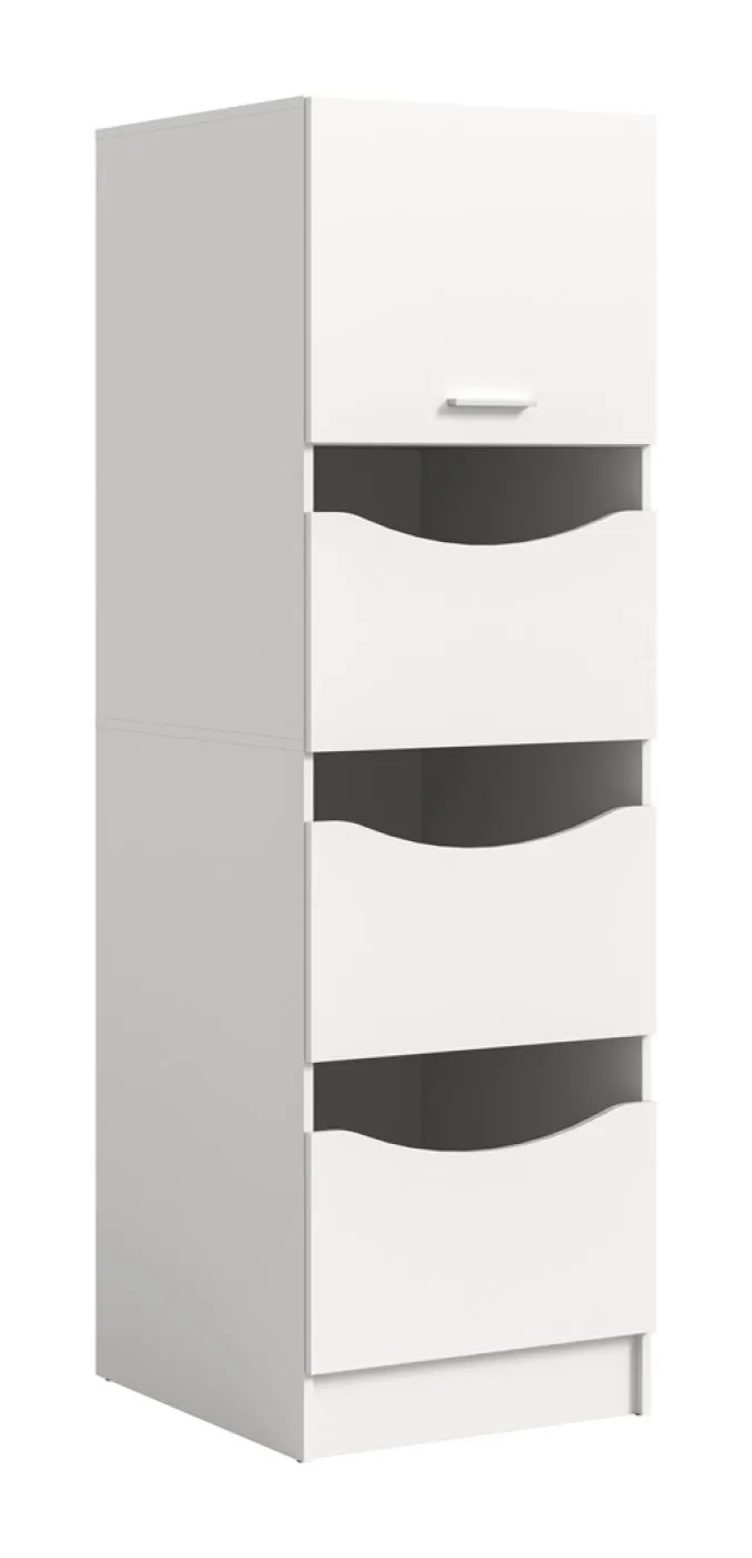 Waschmaschinenschrank Wäscheschrank Free | weiß