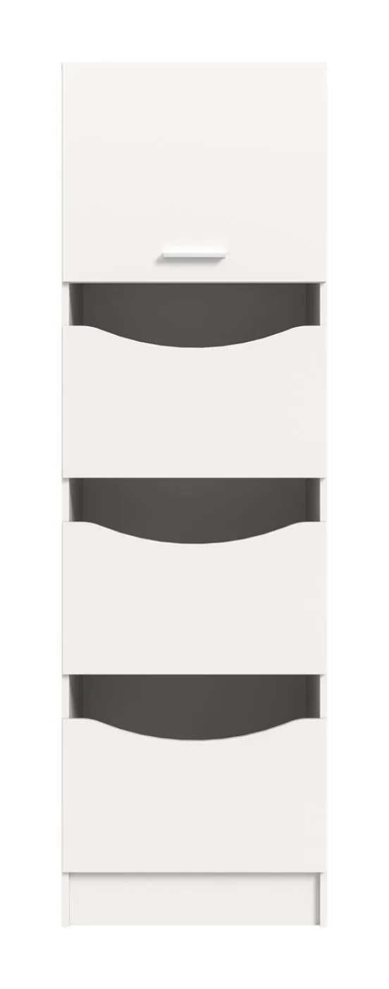 Waschmaschinenschrank Wäscheschrank Free | weiß