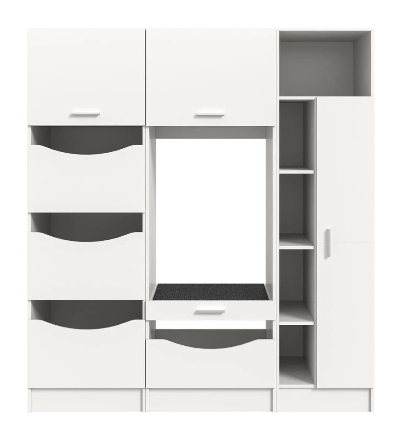 Waschmaschinenumbau Set Free 2 | 3-teilig | weiß