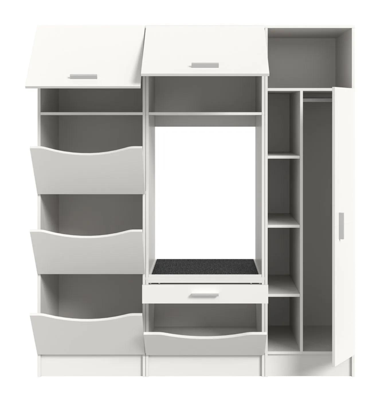 Waschmaschinenumbau Set Free 2 | 3-teilig | weiß