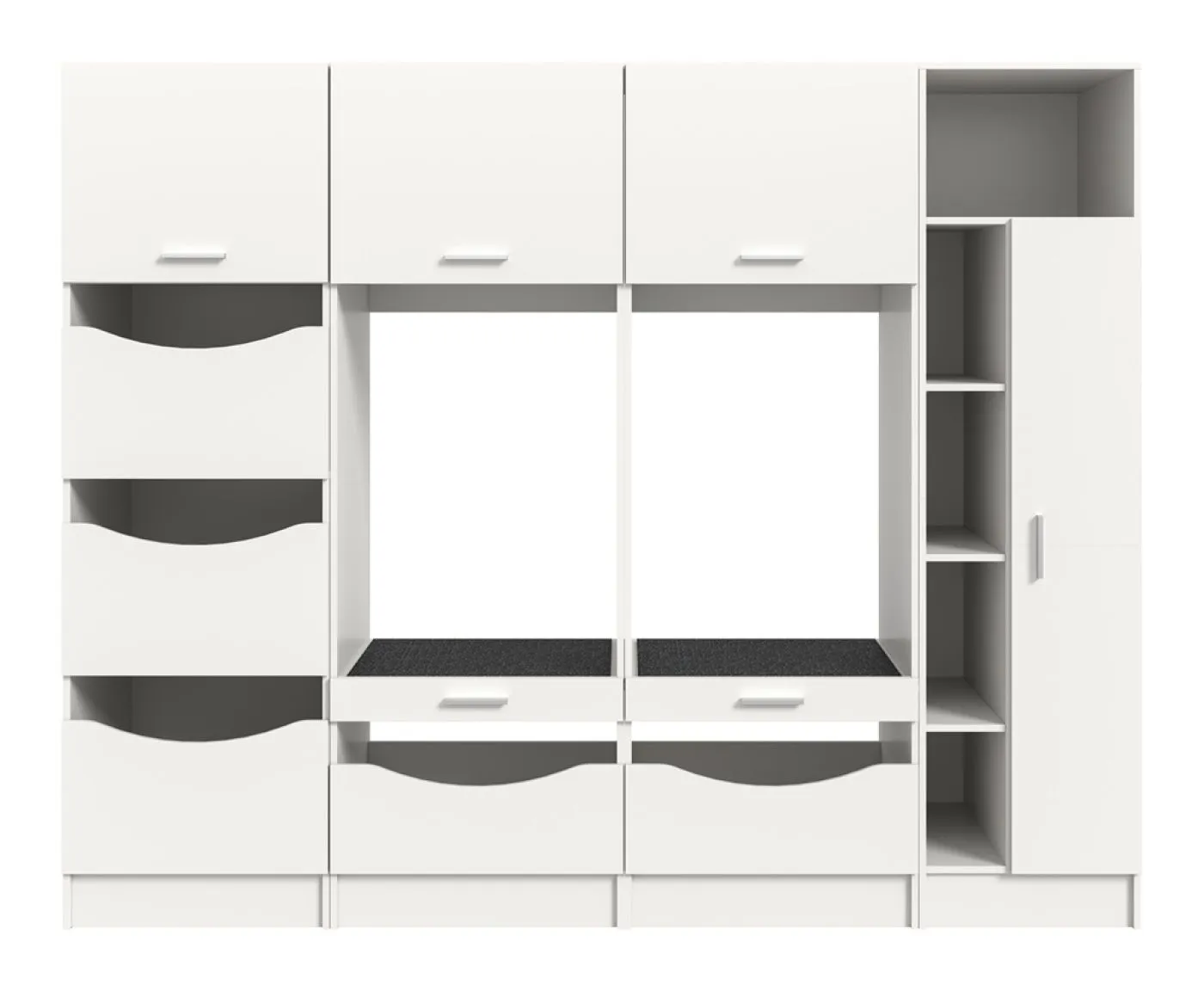 Waschmaschinenumbau Set Free 2 | weiß | 4-teilig