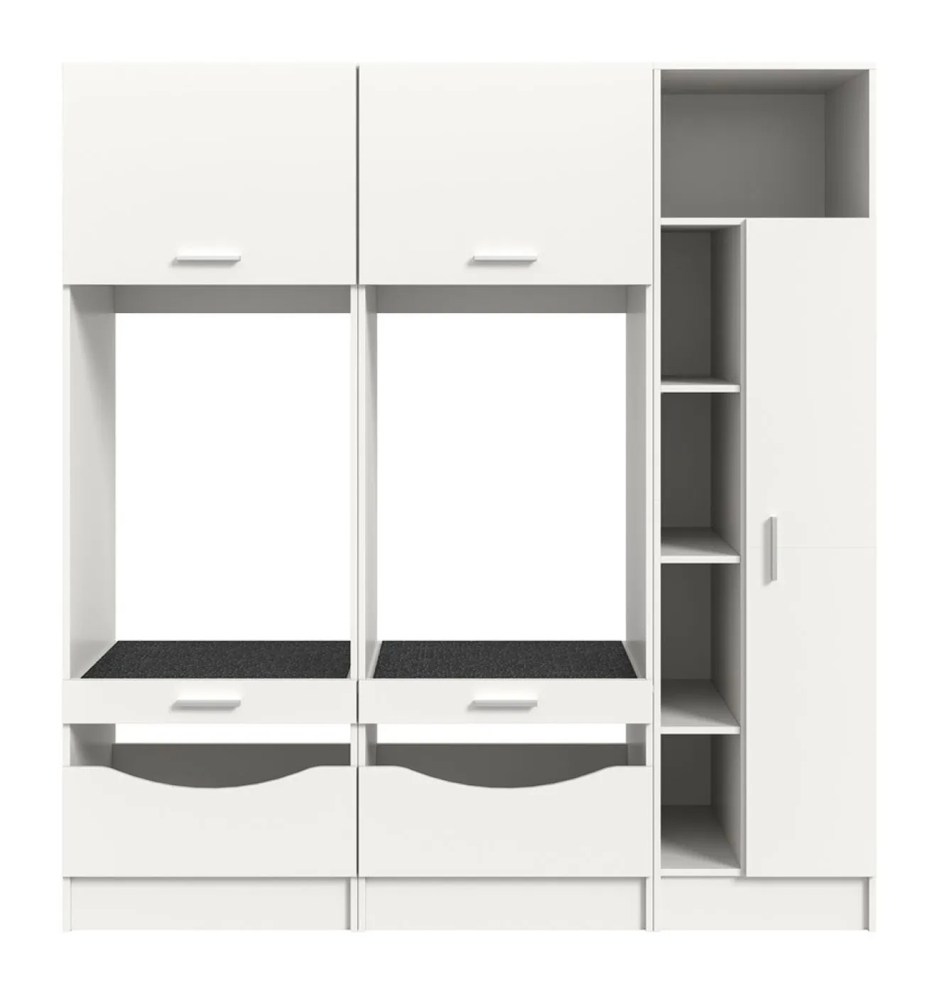 Waschmaschinenumbau Set Free 3 | weiß | 3-teilig