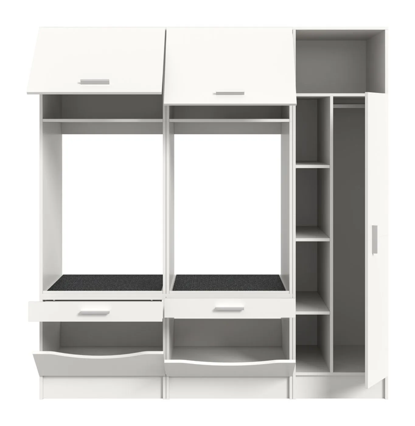 Waschmaschinenumbau Set Free 3 | weiß | 3-teilig