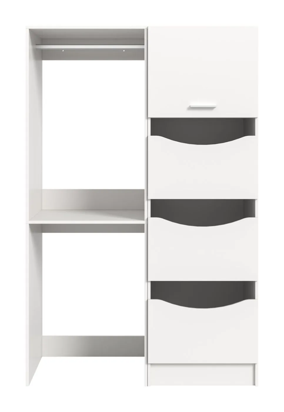 Waschmaschinenumbau Set Free 5 | weiß | 2-teilig