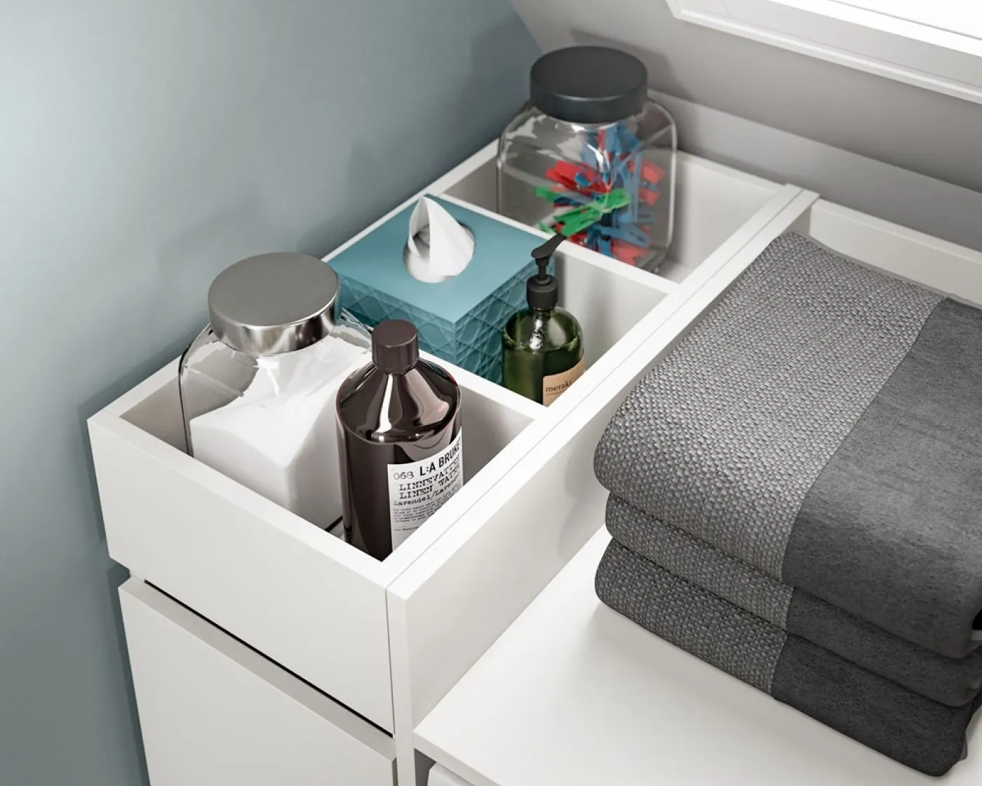 Waschmaschinenumbau Set Free | weiß | 2-teilig