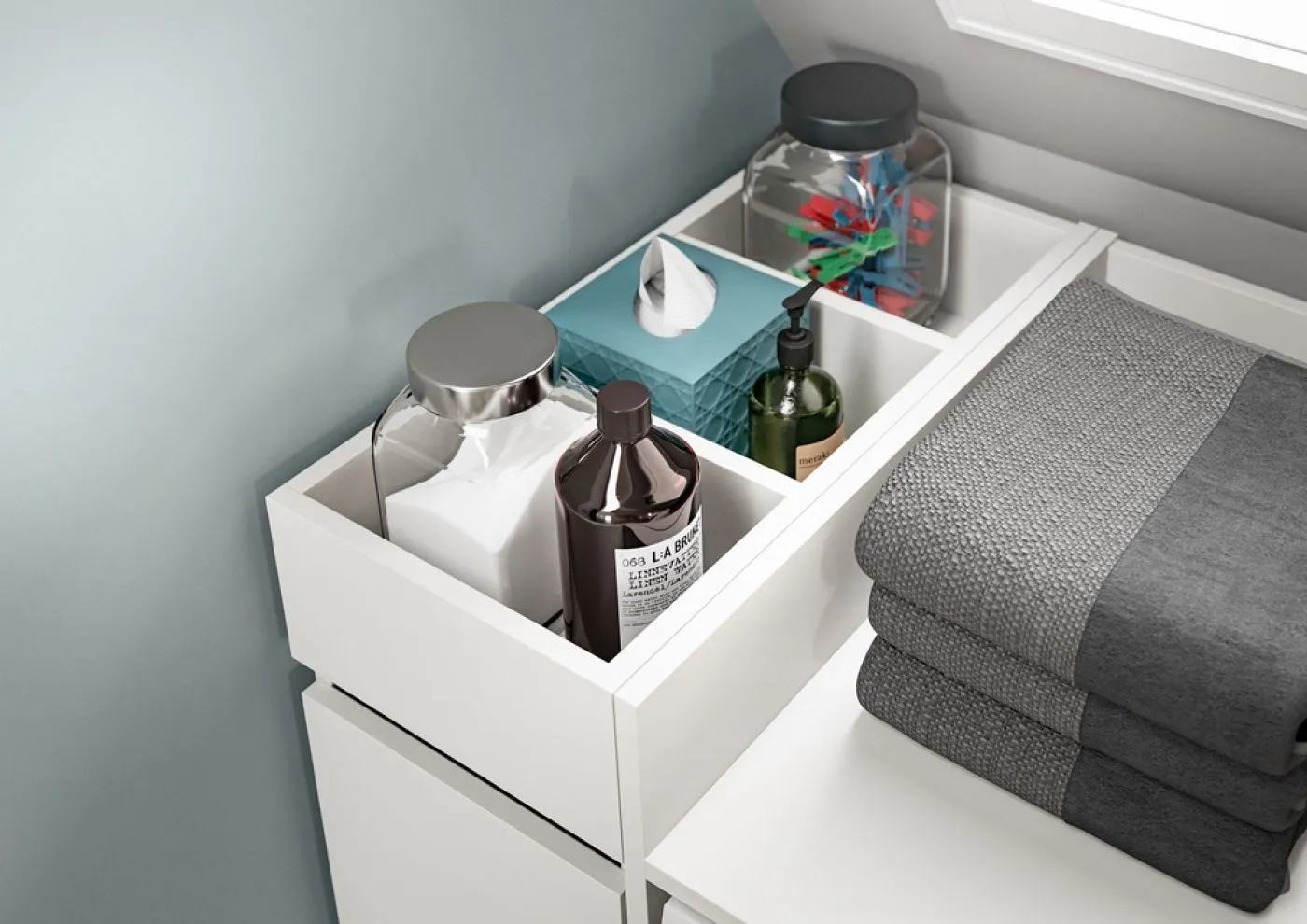 Waschmaschinenumbau Set Free | weiß | 4-teilig