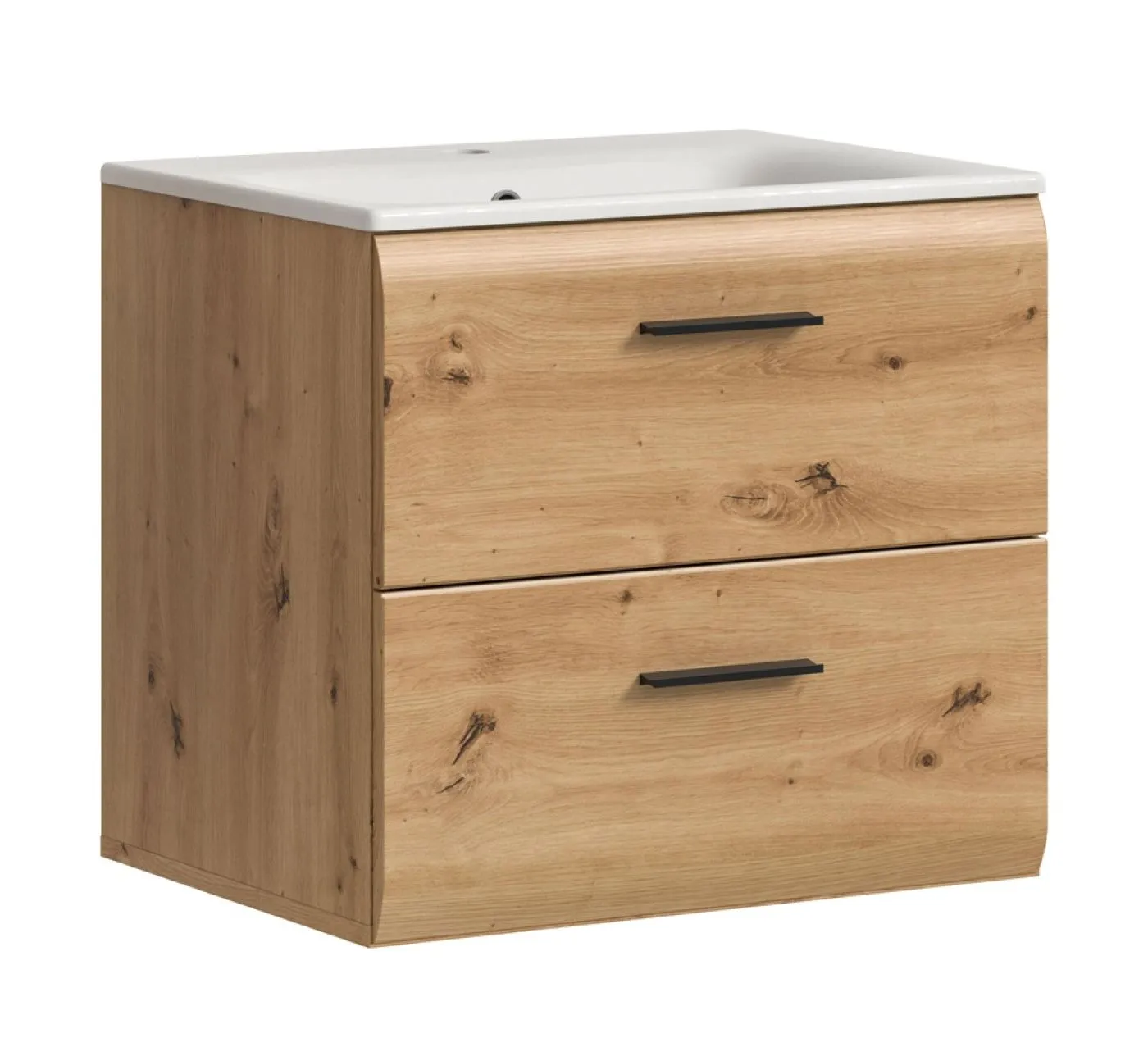 Waschtisch Ice inkl. Waschbecken | mit Schubkästen | Artisan Oak