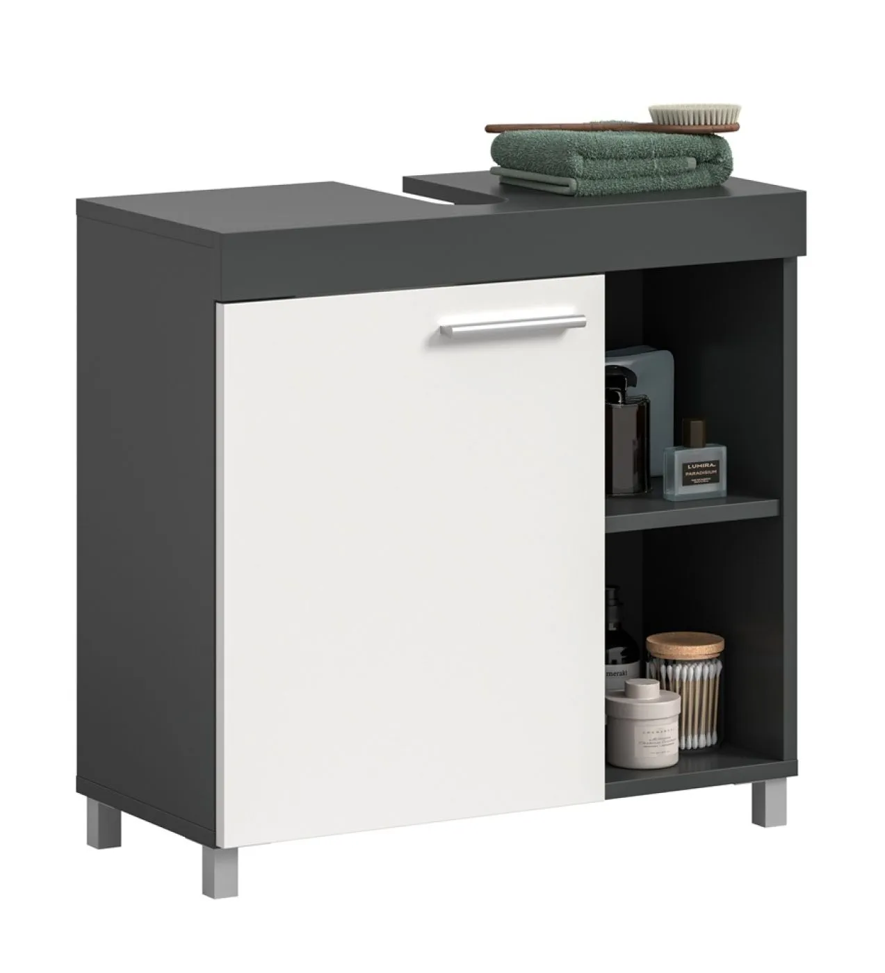 Waschtisch Noah | anthrazit / weiß