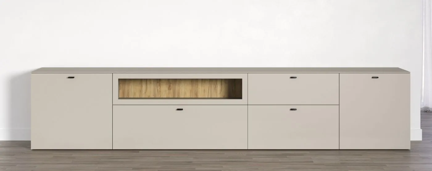 Wohnkombination Bellugi, 2-teilig, Cashmere Dekor – Ansicht 2