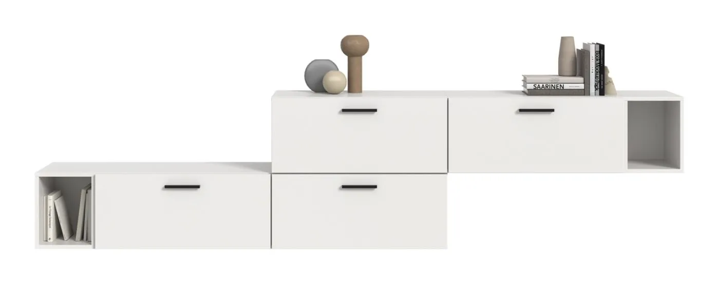 Wohnkombination The One 2 | 6-teilig | weiß
