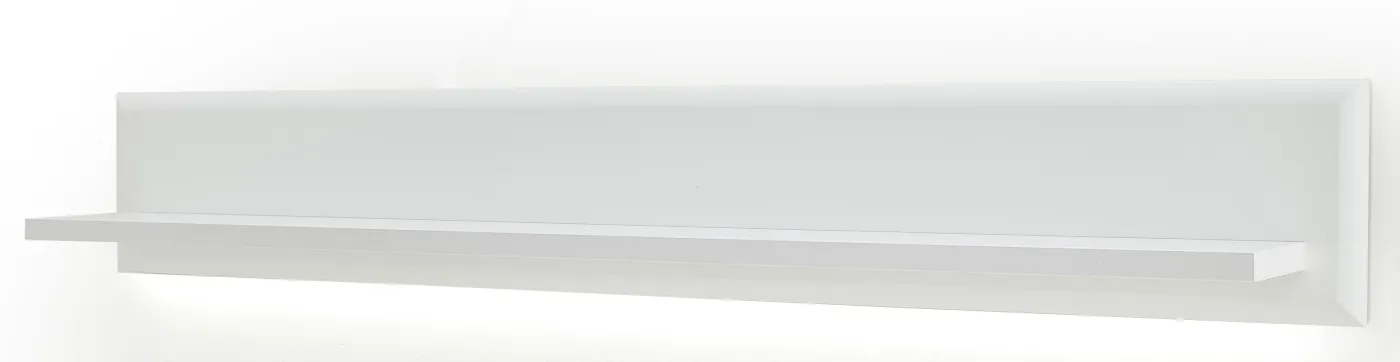 Wohnwand Anbauwand Amora 2 | weiß matt | 4-teilig | LED Beleuchtung