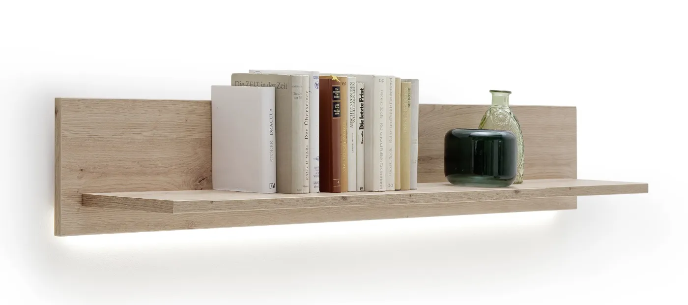 Wohnwand Anbauwand II Buenos Aires | Balkeneiche | 4-teilig