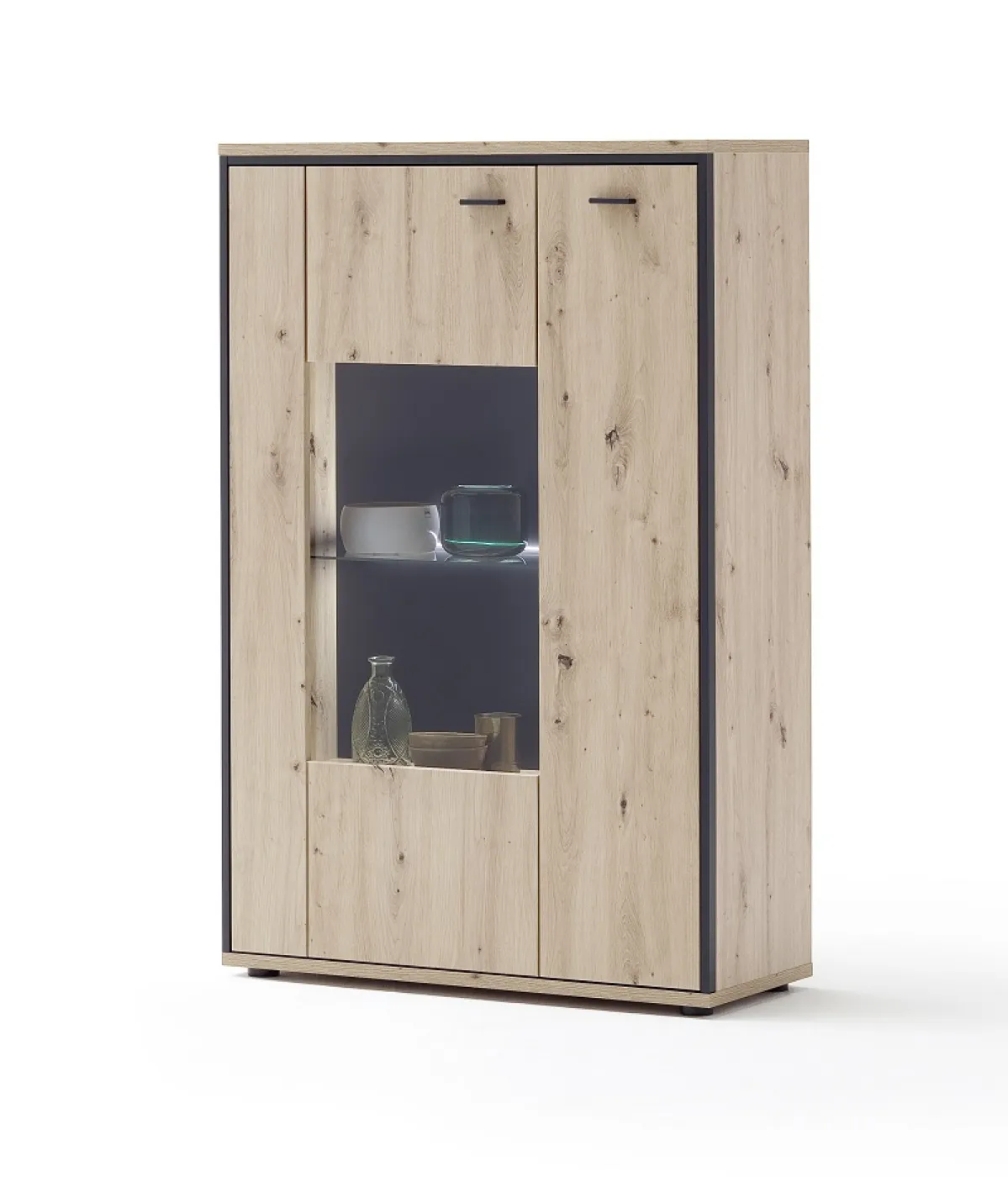 Wohnwand Anbauwand II Buenos Aires | Balkeneiche | 4-teilig