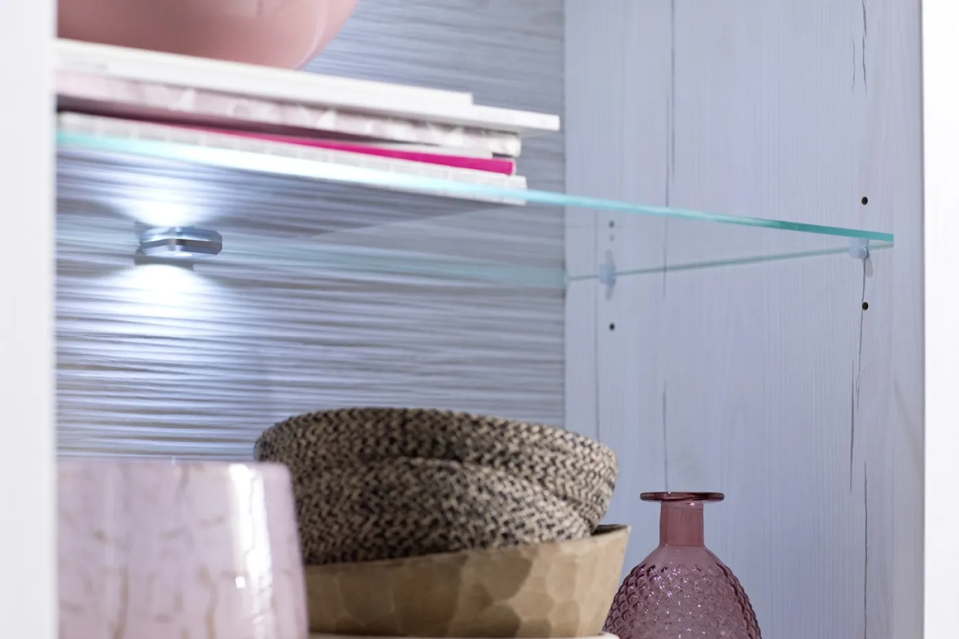 Wohnwand Anbauwand III Brixen | Landhaus modern | Pinie Aurelio / Grandson Oak | 4-teilig