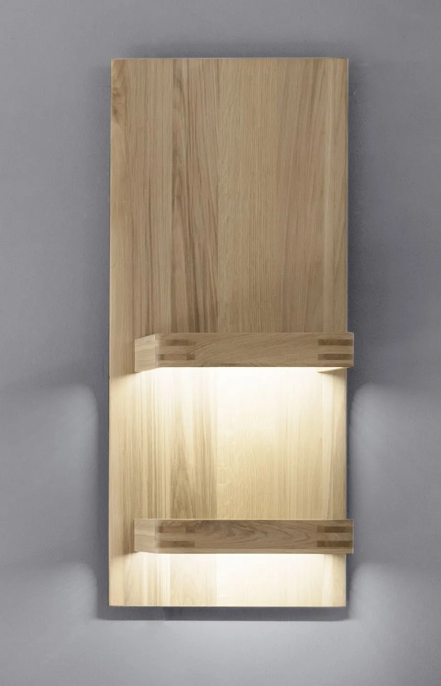 Wohnwand Anbauwand Salvador | Balkeneiche Bianco | 3-teilig 4a