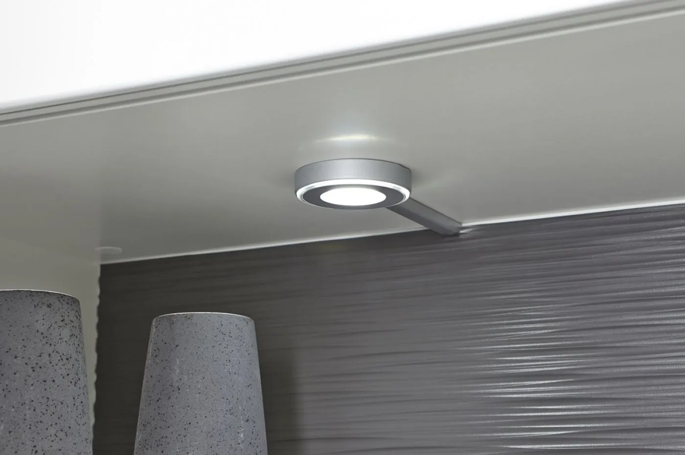 Wohnwand Trento 1 | weiß Hochglanz | 4-teilig | LED Beleuchtung 4