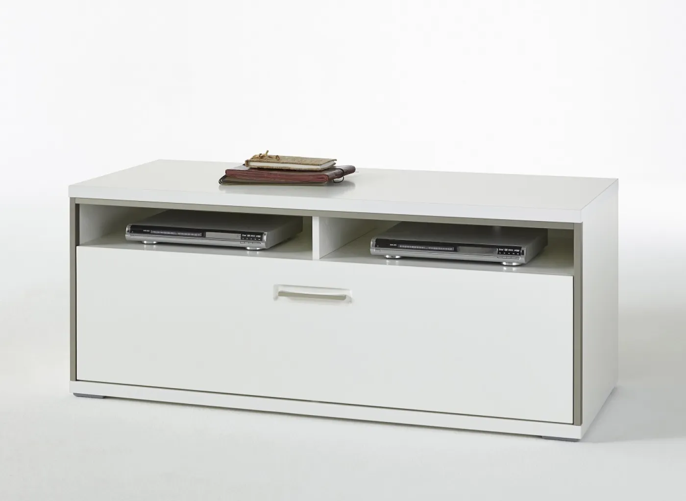 Wohnwand Trento 2 | weiß Hochglanz | 4-teilig