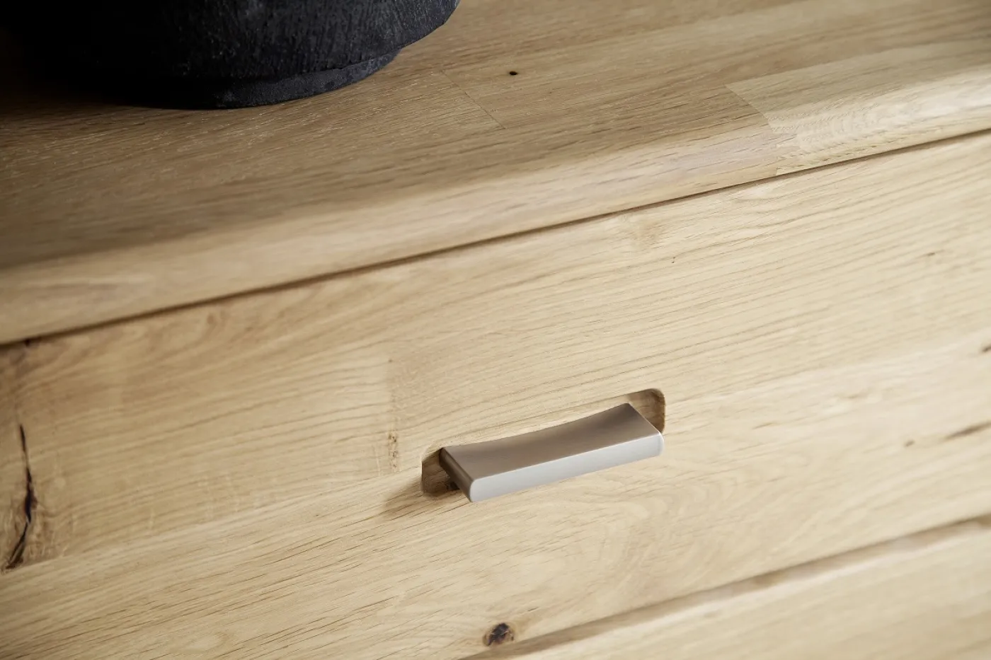 Wohnwand Wohnkombination Ravello 2 | Balkeneiche Bianco | 3-teilig