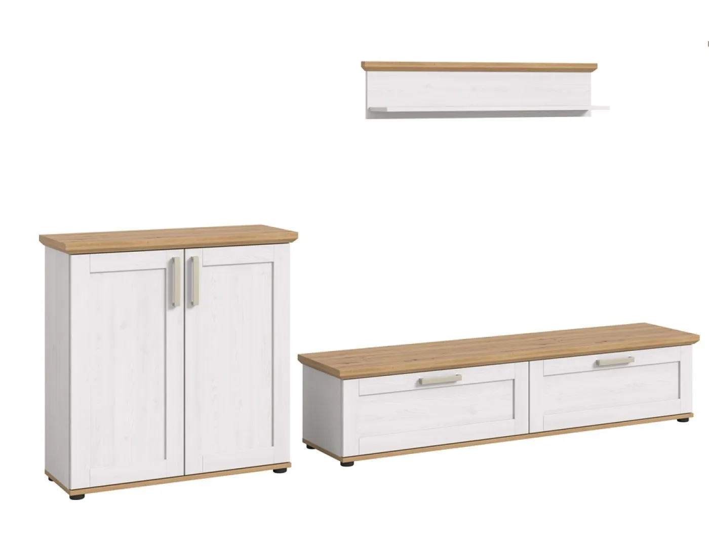 Wohnwand Wohnkombination Verona | 3-teilig | Sibiu Lärche