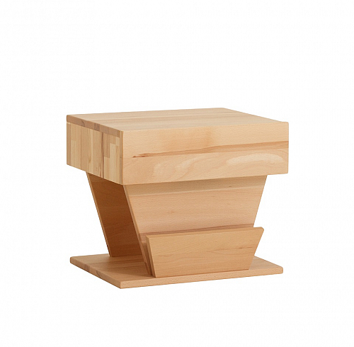 Nachttisch Clover | mit Schubkasten | Kernbuche massiv | geölt