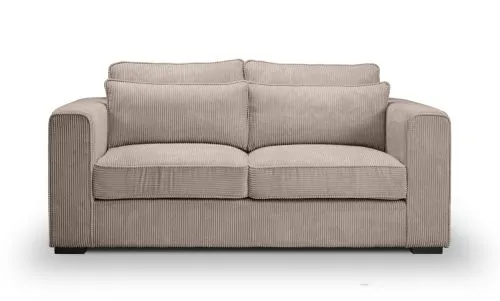 2,5-Sitzer Polstersofa Almera | 200cm | Cordstoff | beige-braun