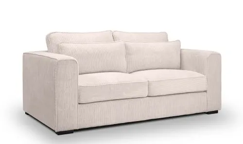 2,5-Sitzer Polstersofa Almera | 200cm | Cordstoff | grau-beige