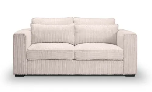 2,5-Sitzer Polstersofa Almera | 200cm | Cordstoff | grau-beige