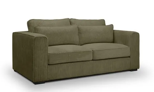 2,5-Sitzer Polstersofa Almera | 200cm | Cordstoff | khaki