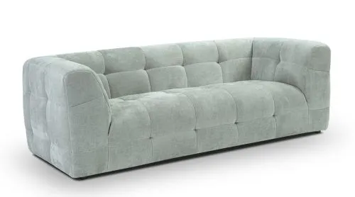 2,5-Sitzer Polstersofa Tenso | 217cm | Strukturstoff | mintblau