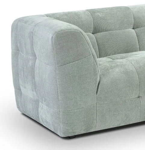 2,5-Sitzer Polstersofa Tenso | 217cm | Strukturstoff | mintblau
