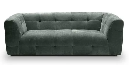2,5-Sitzer Polstersofa Tenso | 217cm | Strukturstoff | petrol