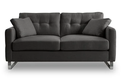 2-Sitzer Polstersofa Hera | 175cm | Flachgewebe | grau