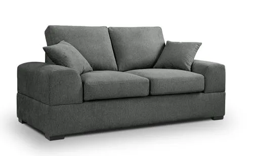 2-Sitzer Polstersofa Veda | 182cm | Strukturstoff | grau
